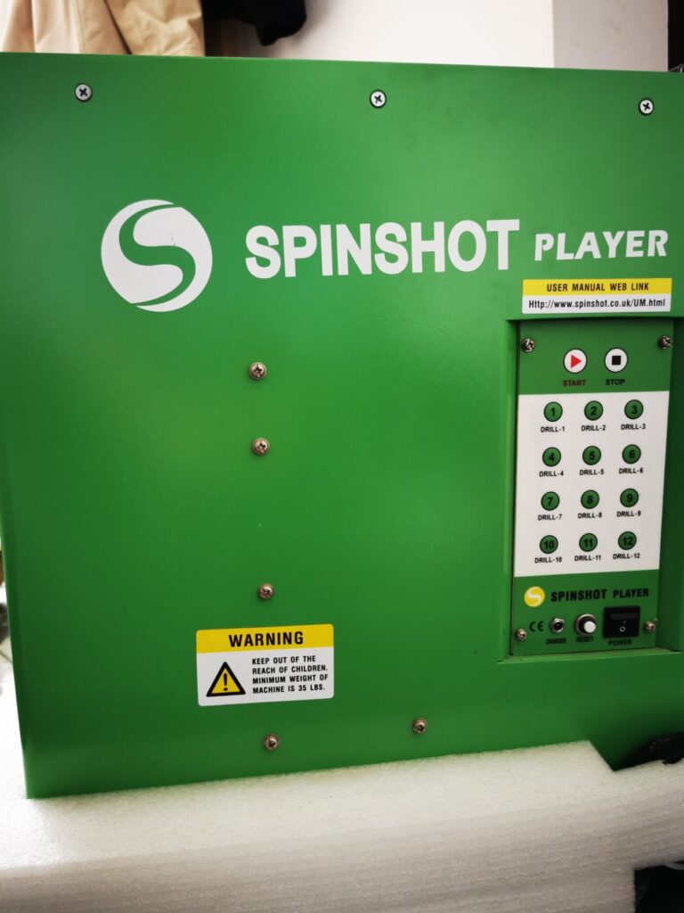 spinshot player tenisz adogatógép